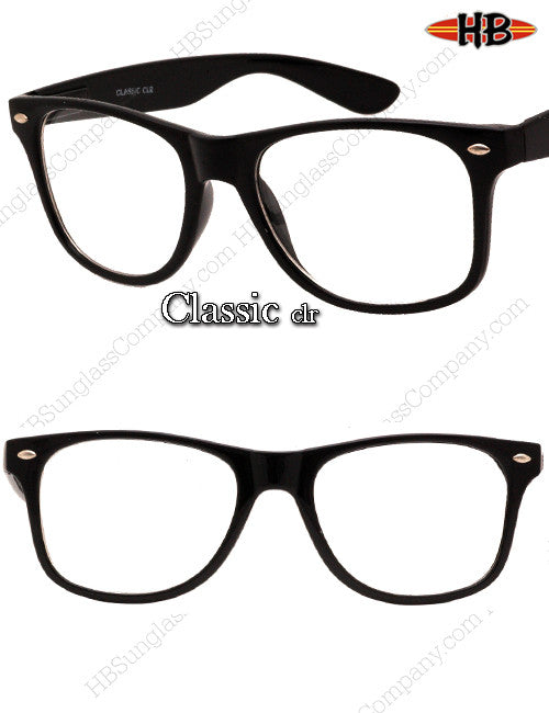 CLASSIC CLEAR BLACK - HB Sunglass Company